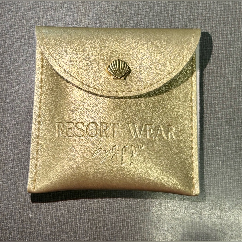 Rose Gold & Pink Earrings by Resort Wear